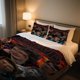 thumbnail image 1 of Djo Steve Tribute Duvet Cover Set Digital Print Retro Cartoon Design, 1 of 1