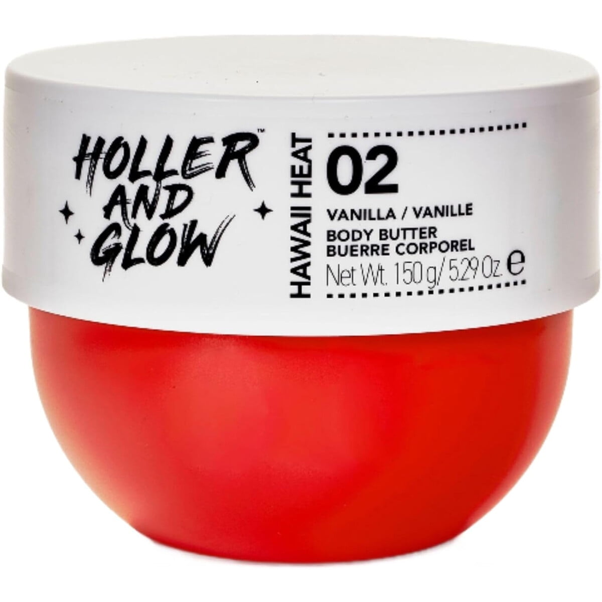 Manteca Corporal Holler And Glow Hawaii Heat Vainilla 150g