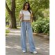thumbnail image 5 of Jeans Mujer Pierna Ancha Cintura Elasticada Ajustable, 5 of 7