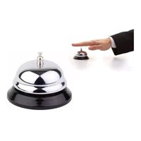 Genérico - Campanilla Recepción Hotel Cocina Grande Cromo Alta Calidad