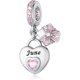 thumbnail image 1 of Dije LNQOBU Corazón 925 Plata Piedra Junio 4.8 mm, 1 of 3