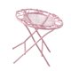 thumbnail image 4 of 1/12 Escala Casa De Muñecas Mesa Silla Miniaturas Accesorio Casa De Juegos Artesanía Mesa Rosa, 4 of 5