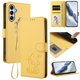 thumbnail image 2 of Funda Volteable tipo Billetera con Correa para Samsung Galaxy A25 5G, Amarillo, 2 of 6