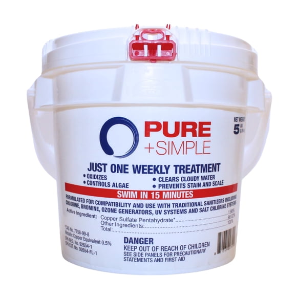 Choque Para Piscina Y Clarificador Pure + Simple Todo En Uno 2 27 Kg