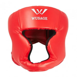 Genérico - Casco De Boxeo Equipo De Protección Para Sparring Kickboxing Mujeres Hombres Rojo Pequeño