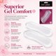 thumbnail image 4 of Plantillas de Gel para Talón Foot Petals - 1 Par - Alivio del Dolor, 4 of 6