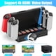 thumbnail image 2 of Estación de acoplamiento para TV con cargador de Joycons para Switch y Switch OLED, soporte de acoplamiento con salida HDMI 4K, capacidad para almacenar 6 tarjetas de juego y 6 tarjetas TF, 2 of 7