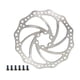 thumbnail image 1 of Rotor De Freno De Disco De Bicicleta, Repuesto De Freno De Disipación De Calor, Frenado Hueco De Bicicleta, 180mm, 1 of 3