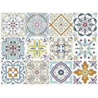 Dekofix - Azulejo Autoadhesivo Transparentes 15X15 Fleur