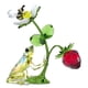 thumbnail image 2 of Figura Swarovski Idyllia con forma de rana, abeja y fresa, 2 of 6