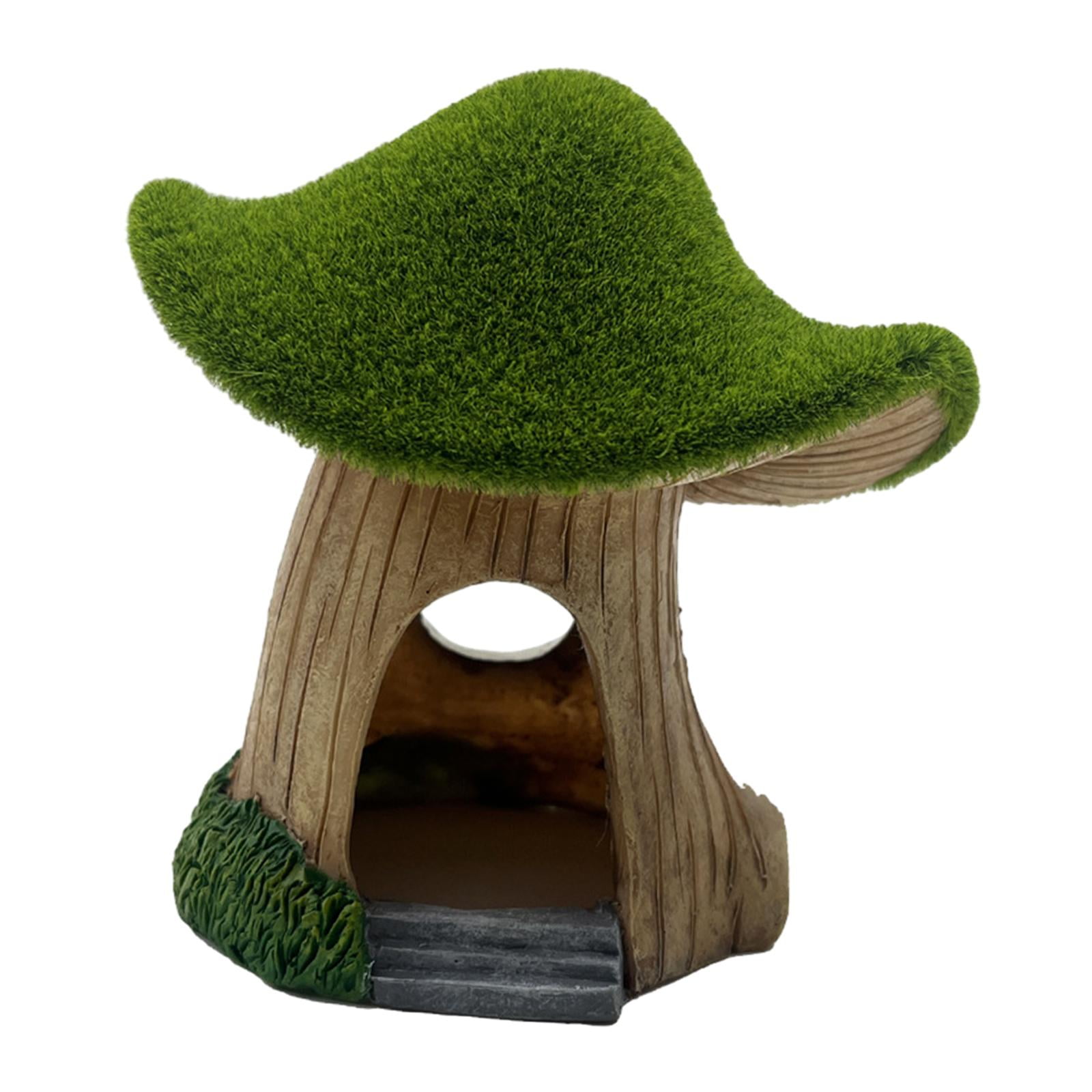 Adorno De Paisaje Escondite De Casa De Setas De Acuario Para Reptiles De Mesa Estilo A