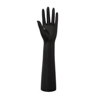 Magideal - Soporte De Exhibición De Joyería De Maniquí De Maniquí Negro, Liviano, Elegante, Líneas Lisas, Exhibición De Guantes Práctica, Guantes, Apoyo De Fotos Mano Izquierda