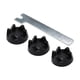 thumbnail image 3 of Acoplador De Licuadora De 3 Piezas Acoplamiento De Licuadora WP9704230 Accesorios Resistentes, 3 of 5