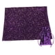 thumbnail image 3 of Pa?o De Mesa De Tarot Cubierta De Mesa Cuadrada Cartas De Tarot Bolsas Con Cordón Accesorios Morado, 3 of 5