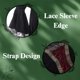 thumbnail image 3 of Vestido medieval Colorful House 2XL negro-rojo con capucha, 3 of 7