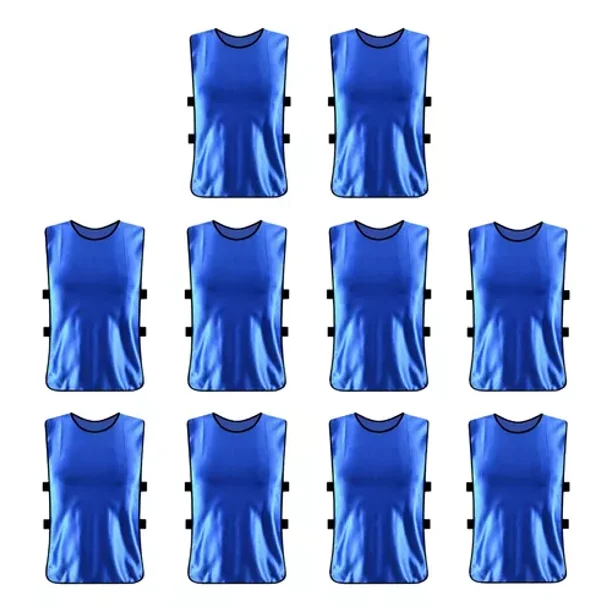 Pack X10 Chaleco Deportivo Petos XL Extra Grande Adultos Lider