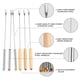 thumbnail image 4 of Tenedores Para Fondue 24 Unidades 24 5 Cm Acero Inoxidable Y Madera, 4 of 7