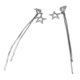 thumbnail image 1 of Aros Colgantes Estrellas Fugaces, 2 en 1, Circonita y Plata 925, 1 of 4