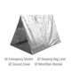 thumbnail image 5 of Mantas térmicas Mylar de emergencia Swiss Safe a granel, 5 of 6