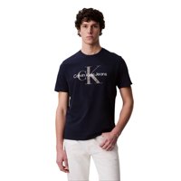 Remera Calvin Klein Con Logo Monograma, Cuello Redondo, Dark Sapphire