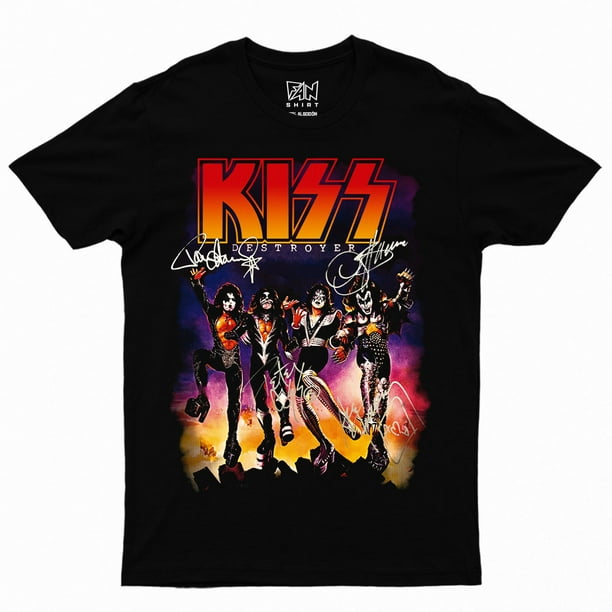 Polera estampada de niño/niña Kiss Destroyer T-06