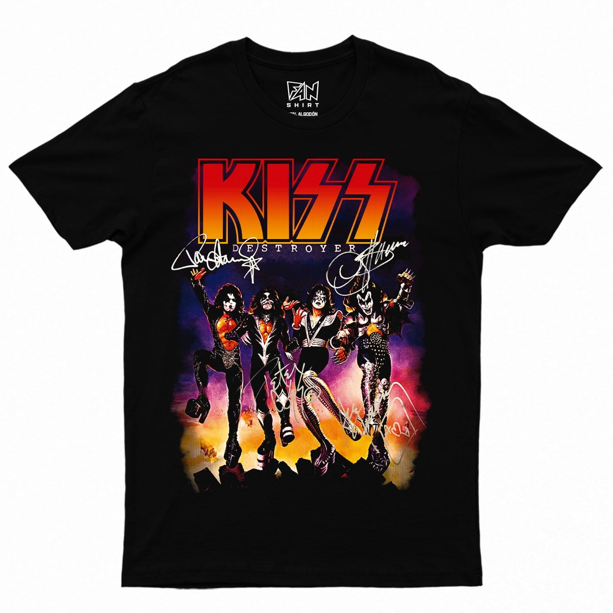 Bagùstore - Polera Estampada De Niño/niña Kiss Destroyer T-16