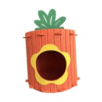 Ioensy - Casa Para Gatos (Fácil De Montar) Muebles Para Gatos Privacidad Cómodo Escondite De Fieltro Flor M