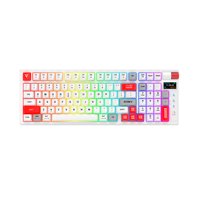 Fantech - Atom Pro97 Teclado Mecánico Inalámbrico Con Pantalla Mk918 Sw Blue