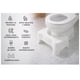 thumbnail image 2 of Banca Ergonómica Apoya Pies WC Mejora Postura Natural Digestiva, 2 of 2