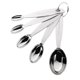 thumbnail image 1 of Juego de cucharas medidoras Cuisipro Silver Standard de acero inoxidable, 1 of 4
