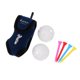 thumbnail image 3 of Soporte De Pelota De Golf Clip Bolsa De Cinturón Más 2 Pelotas De Golf Y 4 Camisetas Sets Azul, 3 of 3