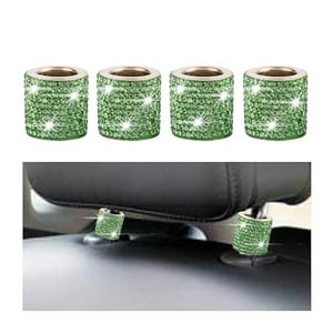 Veat00L - Decoración De Almohadillas Para Asientos De Automóviles, Decoración De 4 Almohadas Para Asientos De Automóviles, Accesorios Para Asientos Interiores De Automóviles De Diamantes Artificiales