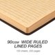 thumbnail image 5 of Cuaderno Samsill Vintage Tapa Dura 200 Hojas Rayadas 13x21 cm, 5 of 8