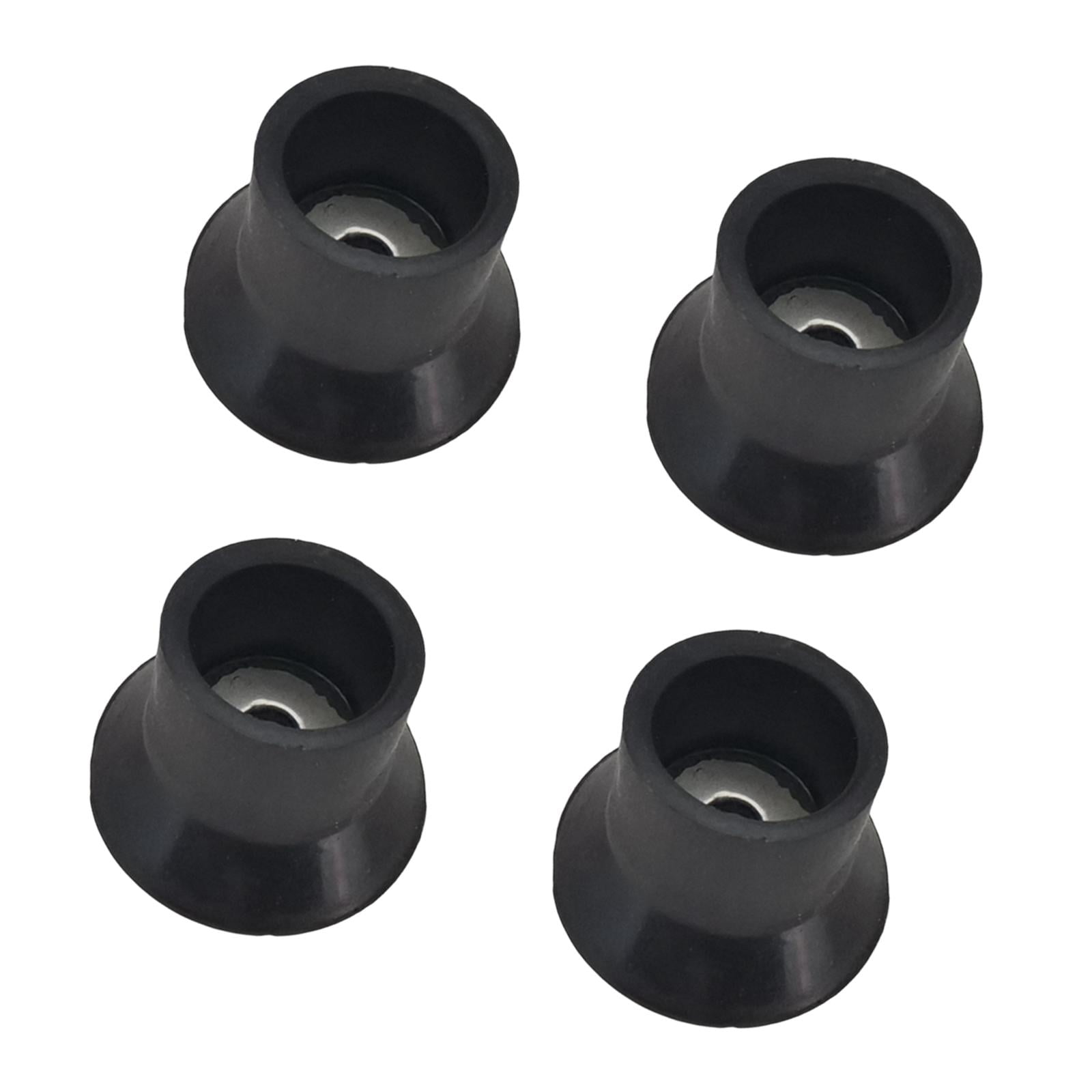 Magideal - 4pcs Copa De Succión De Trampolín Pies Cubiertas De Tubería De Acero No Slip Slip A Ruido Silla De Ruido Protectores De La Pierna De Salto Tuber De La S