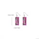 thumbnail image 1 of Acrylic Cute Doodle Graffiti Pattern Dangle Earrings Cartoon Style Light Weight Funny Adorable Female Gift, 1 of 3
