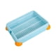 thumbnail image 3 of Bandeja para arena para conejos, inodoro para mascotas, bandeja antisalpicaduras para ir al baño, bandeja para ir al baño para perros, conejos, , S, azul, 3 of 5