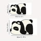 thumbnail image 3 of 1pc Cute Panda Bath Rug - Absorbent Floor Mat for Bathroom, Toilet, and Bedroom - Non-Slip Foot Pad for Safety and Decorative Purposes, 3 of 4