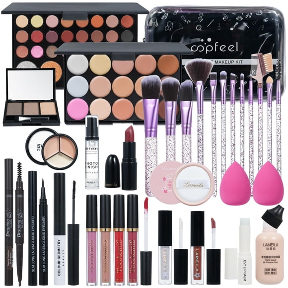 Kit de maquillaje TooAemis, kit completo para mujer con paleta de sombras de ojos