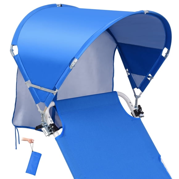 Sombrilla para silla Minndudu plegable UPF 50+ con abrazadera ajustable
