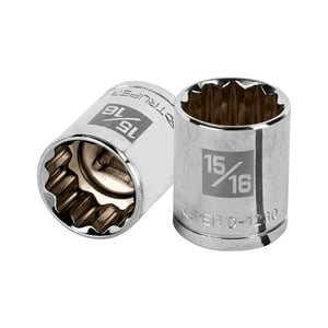 Truper - Dado Poligonal Pulgadas Cuadrante 1/2"" 15/16""