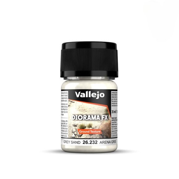 Ground Textures Vallejo Diorama FX, arena gris, 35 ml
