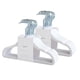 thumbnail image 1 of Baby Hangers 3 Sprouts, terciopelo, antideslizante, 30 unidades, color blanco, 1 of 8