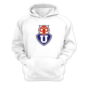 Genérico - Polerón Canguro U De Chile Blanco Talla Xs Unisex