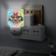 thumbnail image 5 of Las Chicas Superpoderosas Luz nocturna LED con sensor de anochecer a amanecer para dormitorio, baño, pasillo, escaleras - Lámpara LED nocturna de enchufe, 0.5W - 1 pieza, 5 of 6