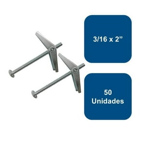 Anclajes - Anclaje Mariposa 3/16"" X 2"" 50Un.