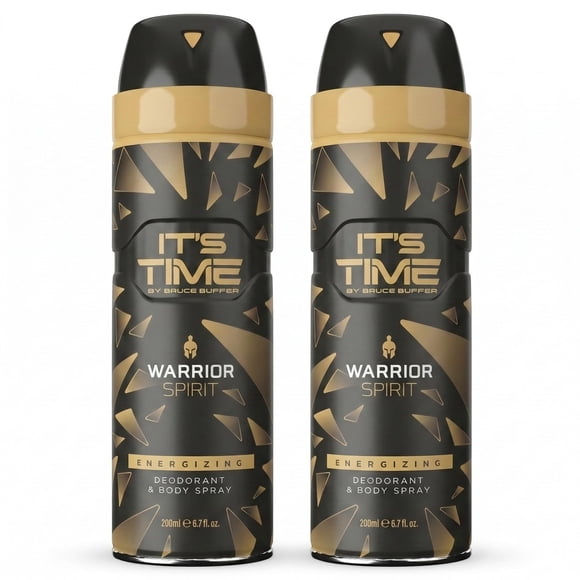 Perfume It's Time de Bruce Buffer Fragance, paquete de 2 unidades