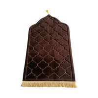 Magideal - Alfombra De Oración Irregular, Alfombra De Suelo, Alfombra De Adoración, Alfombras Portátiles, Manta Para El Hogar, Boda, Sala De Estar Para Hombres Y Marron Oscuro