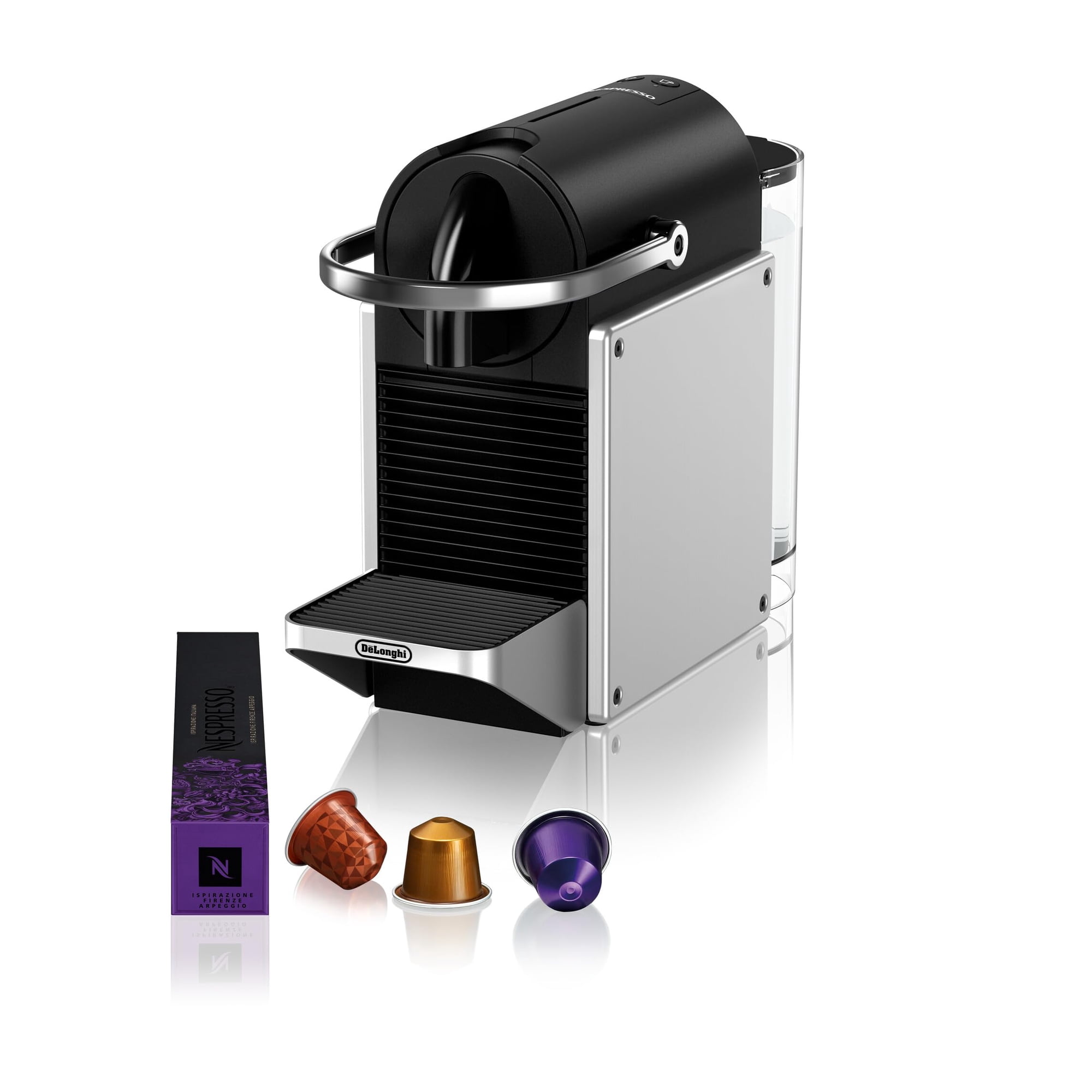 Cafetera De′longhi Nespresso Pixie En127.s Silver 19 Bar
