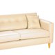 thumbnail image 3 of Sofa New Retro 3 Cuerpos Pu 04 Beige, 3 of 5