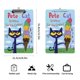 thumbnail image 2 of Pete el Gato Portapapeles de acrílico A4, tamaño carta estándar, carpeta con clip 31.8x 21.5CM para estudiantes, profesores y oficina, 2 of 6